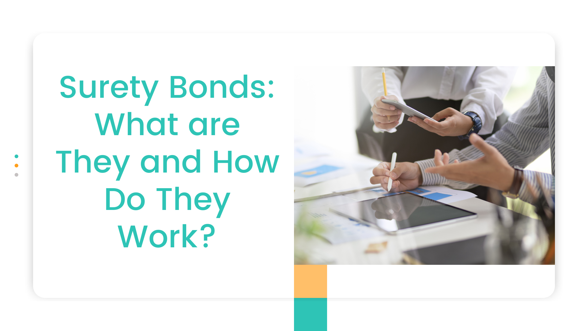 surety bond - What is the definition of a surety bond - presentation