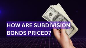 How Are Subdivision Bonds Priced-hand-holding-money